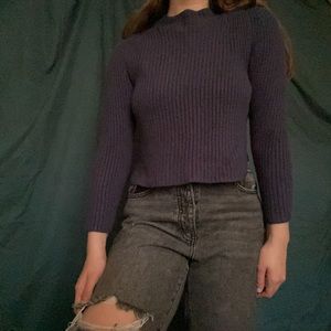 blue american apparel sweater